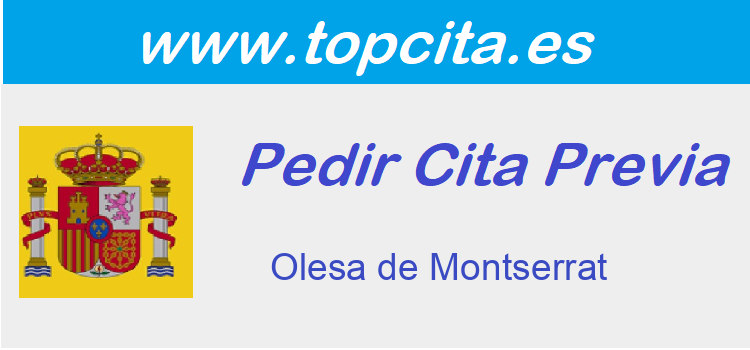 Cita Previa Extranjeria  Olesa de Montserrat